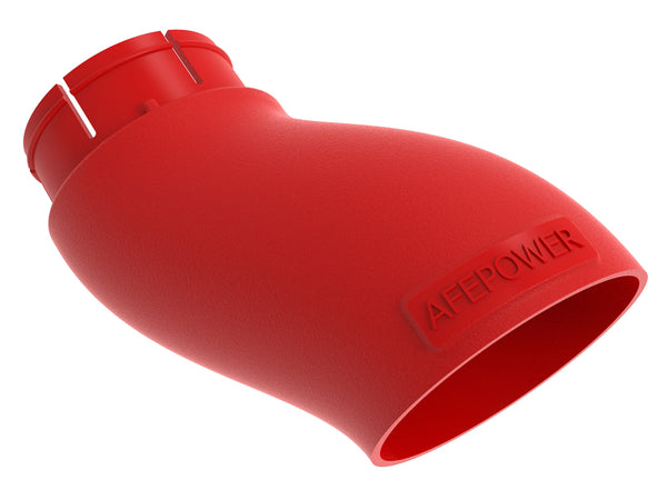 aFe Momentum GT Dynamic Air Scoop Dodge Challenger 15-20 - Red - Bull Strap