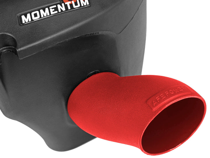 aFe Momentum GT Dynamic Air Scoop Dodge Challenger 15-20 - Red - Bull Strap