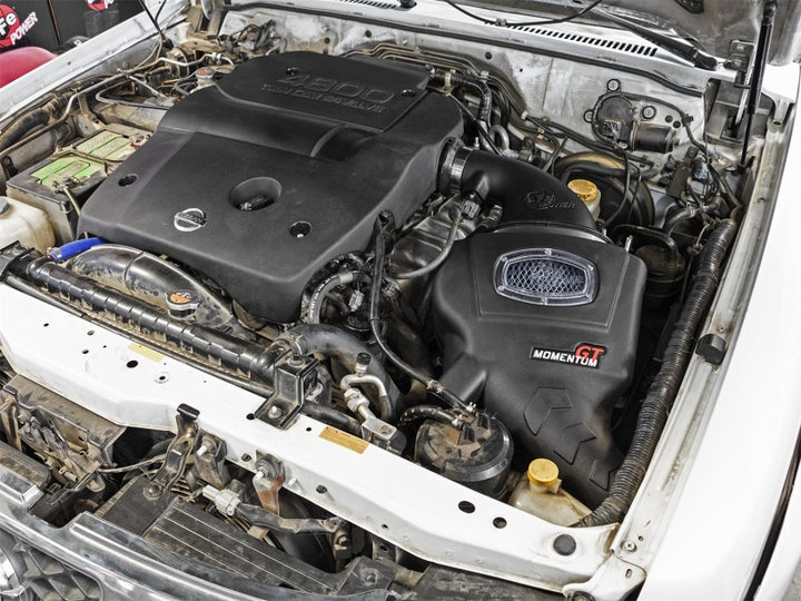 aFe Momentum GT Intakes P5R AIS Nissan Patrol (Y61) 01-16 I6-4.8L - Bull Strap