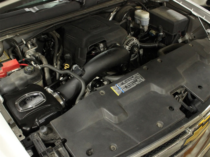 aFe Momentum GT PRO DRY S Stage-2 Si Intake System, GM 09-13 Silverado/Sierra 1500 V8 (GMT900) - Bull Strap