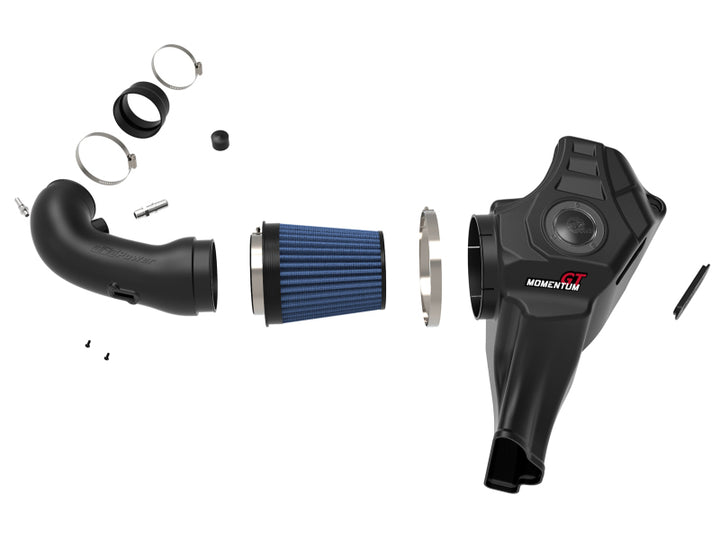 aFe Momentum GT Pro 5R Cold Air Intake System 18-19 Ford Mustang GT 5.0L V8 - Bull Strap