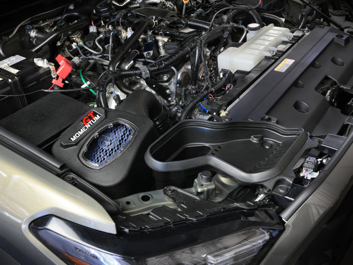 aFe Momentum GT Pro 5R Cold Air Intake System 2024+ Toyota Tacoma L4 2.4L (t) - Bull Strap