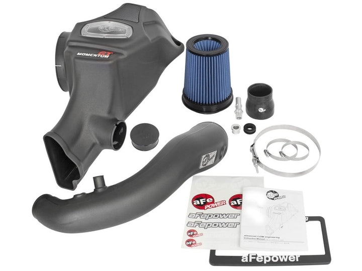 aFe Momentum GT Pro 5R Intake System 15-16 Ford Mustang L4-2.3L EcoBoost - Bull Strap
