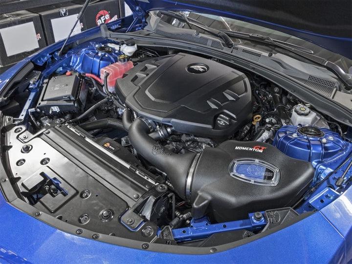 aFe Momentum GT Pro 5R Intake System 16-17 Chevrolet Camaro V6-3.6L - Bull Strap