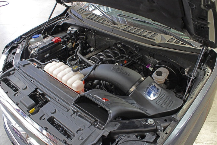 aFe Momentum GT Pro 5R Stage-2 Intake System 15-17 Ford F-150 V8 5.0L - Bull Strap