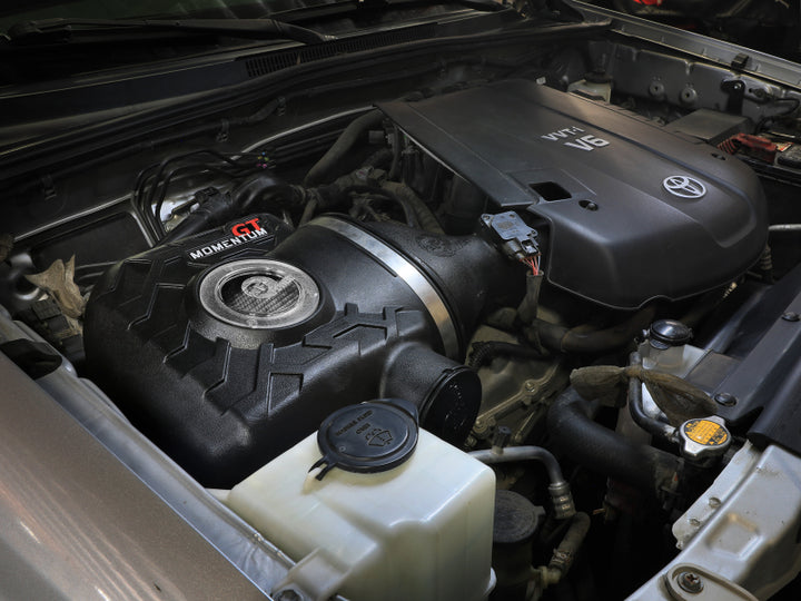 aFe Momentum GT Pro DRY S Cold Air Intake System 05-11 Toyota Tacoma V6 4.0L - Bull Strap