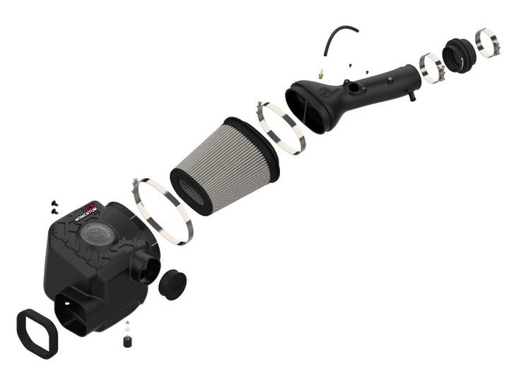 aFe Momentum GT Pro DRY S Cold Air Intake System 05-11 Toyota Tacoma V6 4.0L - Bull Strap