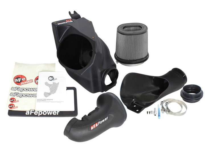 aFe Momentum GT Pro DRY S Cold Air Intake System 09-15 Cadillac CTS-V V8 6.2L (sc) - Bull Strap