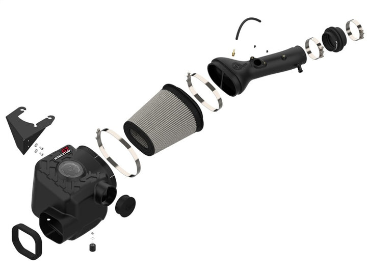 aFe Momentum GT Pro DRY S Cold Air Intake System 12-15 Toyota Tacoma V6 4.0L - Bull Strap
