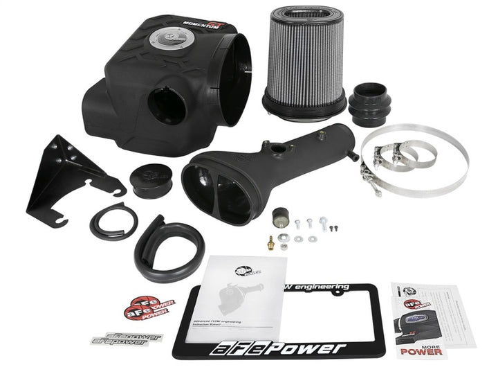 aFe Momentum GT Pro DRY S Cold Air Intake System 12-15 Toyota Tacoma V6 4.0L - Bull Strap