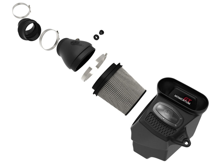 aFe Momentum GT Pro DRY S Cold Air Intake System 21-22 Jeep Wrangler 392 (JL) 6.4L V8 - Bull Strap