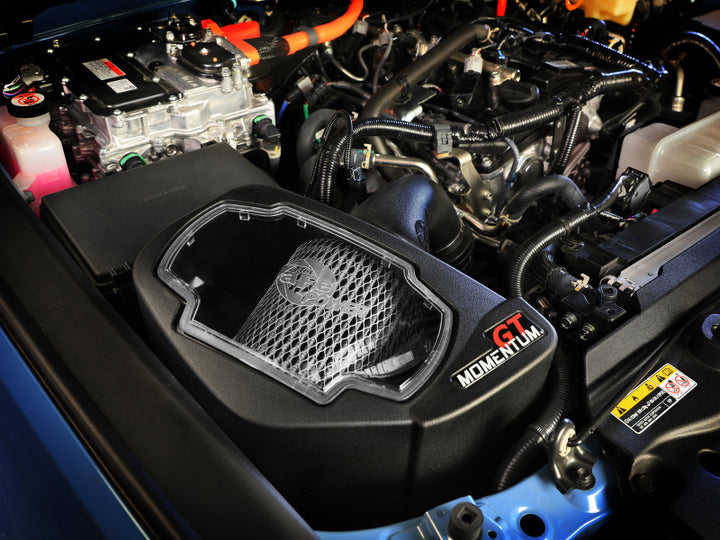 aFe Momentum GT Pro DRY S Cold Air Intake System 24-25 Toyota Land Cruiser (J250) L4-2.4L (t) - Bull Strap