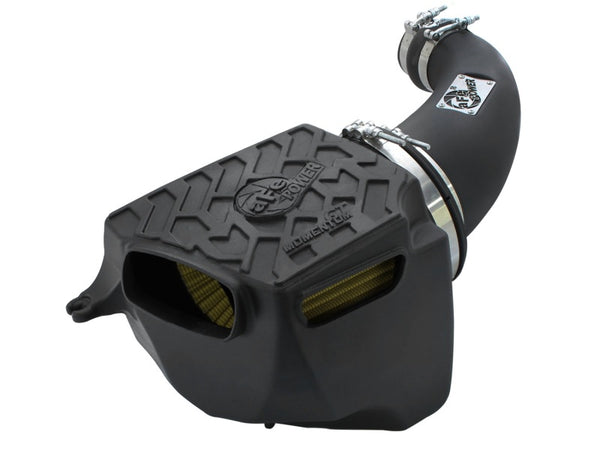 aFe Momentum GT Pro GUARD 7 Cold Air Intake System 07-11 Jeep Wrangler (JK) V6-3.8L - Bull Strap