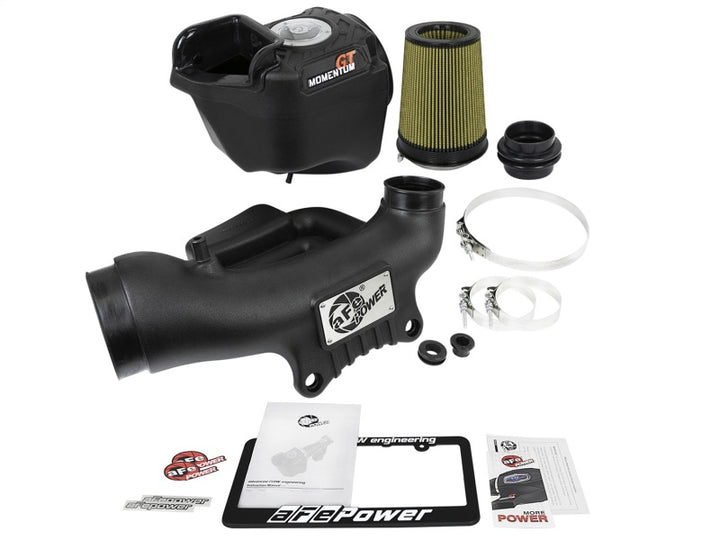 aFe Momentum GT Pro GUARD 7 Cold Air Intake System 12-18 Jeep Wrangler JK V6 3.6L - Bull Strap