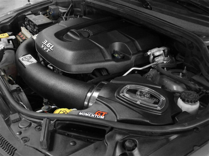 aFe Momentum GT Stage 2 PRO Dry S Intake 11-14 Jeep Grand Cherokee 3.6L V6 - Bull Strap