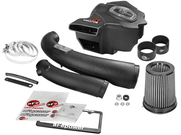 aFe Momentum GT Stage 2 PRO Dry S Intake 11-14 Jeep Grand Cherokee 3.6L V6 - Bull Strap