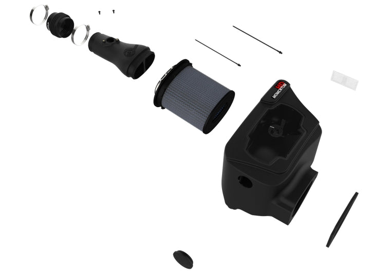 aFe Momentum HD Cold Air Intake System w/ Pro 10R Filter 2022 Toyota Land Cruiser V6-3.3L (td) - Bull Strap