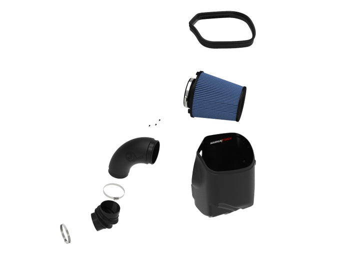 aFe Momentum HD Cold Air Intake System w/ Pro 5R Media 2019 Dodge Diesel Trucks L6-6.7L (td) - Bull Strap