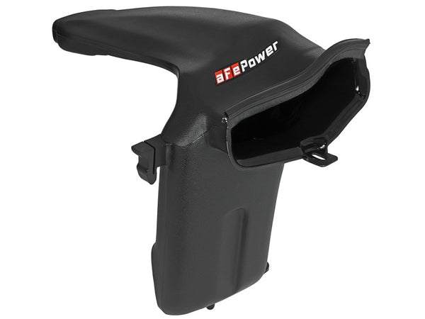 aFe Momentum HD Dynamic Air Scoop 2017 Ford Diesel Trucks V8-6.7L (td) - Bull Strap