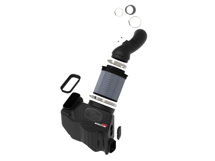 aFe Momentum HD Intake System w/ Pro 10R Filter 2020 GM Diesel Trucks 2500/3500 V8-6.6L (L5P) - Bull Strap