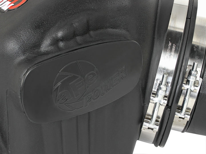 aFe Momentum HD PRO 10R Cold Air Intake 94-02 Dodge Diesel Truck L6-5.9L (td) - Bull Strap