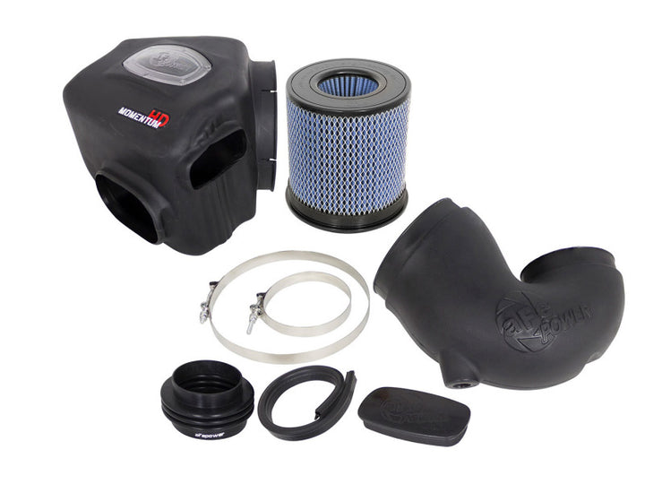 aFe Momentum HD PRO 10R Cold Air Intake 94-02 Dodge Diesel Truck L6-5.9L (td) - Bull Strap