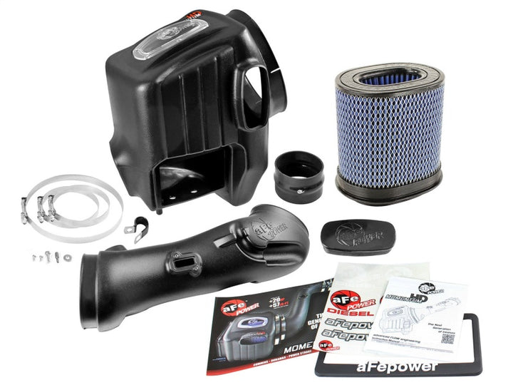 aFe Momentum HD PRO 10R Stage-2 Intake 11-15 Ford Diesel Trucks V8-6.7L (td) - Bull Strap