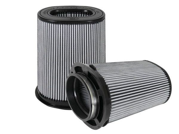 aFe Momentum Intake Replacement Air Filter w/ Pro DRY S Media (Pair) - Bull Strap