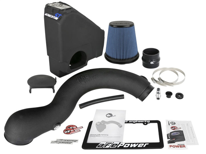 aFe Momentum ST Pro 5R Cold Air Intake System 14-18 Jeep Cherokee (KL) V6 3.2L - Bull Strap