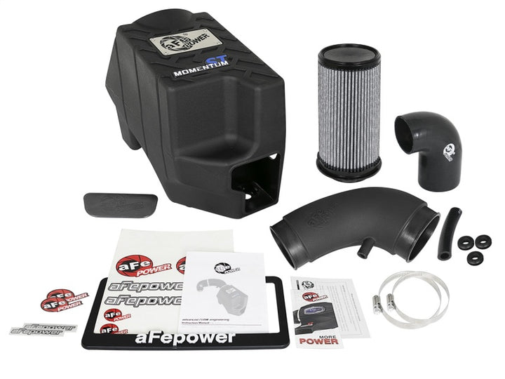 aFe Momentum ST Pro DRY S Cold Air Intake System 97-01 Jeep Cherokee (XJ) I6 4.0L - Bull Strap