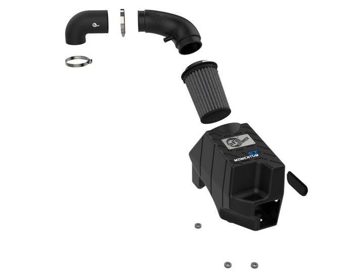 aFe Momentum ST Pro DRY S Cold Air Intake System 97-01 Jeep Cherokee (XJ) I6 4.0L - Bull Strap