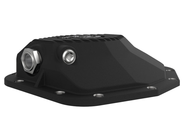 aFe POWER 21-22 Ram 1500 TRX Hemi V8 6.2L (sc) PRO Series Rear Differential Cover Black w/ Machined - Bull Strap