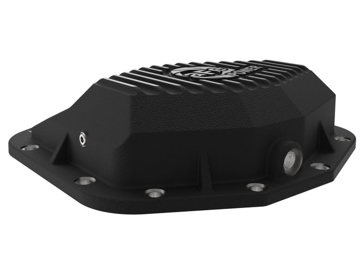 aFe POWER 21-22 Ram 1500 TRX Hemi V8 6.2L (sc) PRO Series Rear Differential Cover Black w/ Machined - Bull Strap