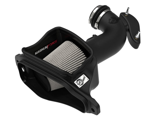 aFe POWER Magnum FORCE Stage-2 Pro DRY S Cold Air Intake Sys 14-19 Chevrolet Corvette (C7) V8-6.2L - Bull Strap