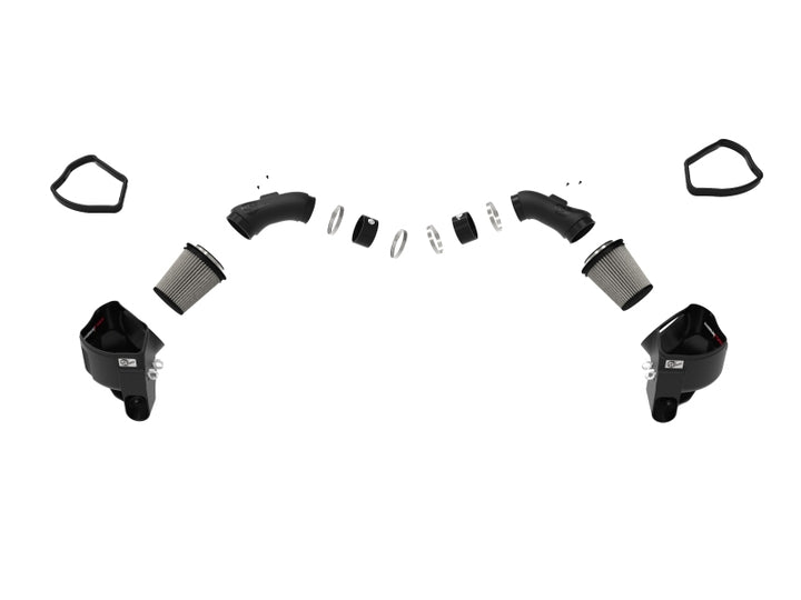 aFe POWER Magnum FORCE Stage-2 Pro DRY S Cold Air Intake System 12-19 BMW M5 (F10) / M6 (F12/13) - Bull Strap