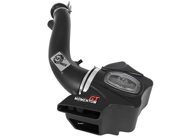 aFe POWER Momentum GT Pro DRY S Cold Air Intake System 16-17 Jeep Grand Cherokee V6-3.6L - Bull Strap