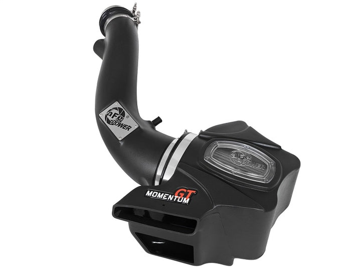 aFe POWER Momentum GT Pro DRY S Cold Air Intake System 16-17 Jeep Grand Cherokee V6-3.6L - Bull Strap