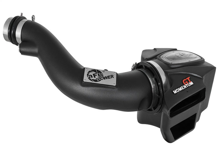 aFe POWER Momentum GT Pro DRY S Cold Air Intake System 16-17 Jeep Grand Cherokee V6-3.6L - Bull Strap