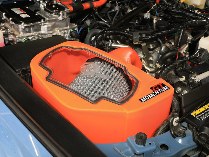 aFe POWER Momentum GT Pro Dry S Intake System 24-25 Toyota Land Cruiser (J250) - Orange Edition - Bull Strap