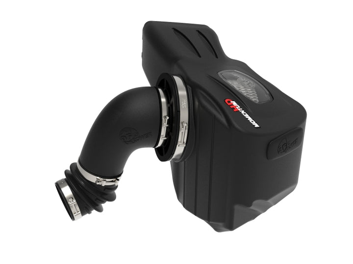aFe POWER Momentum HD Cold Air Intake System w/ Pro Dry S Media 19-20 RAM Diesel Trucks L6-6.7L (td) - Bull Strap