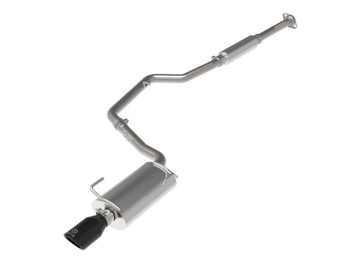 aFe POWER Takeda 12-16 Subaru Impreza 2.0L 2.5in 304SS CB Exhaust w/ Black Tips - Bull Strap
