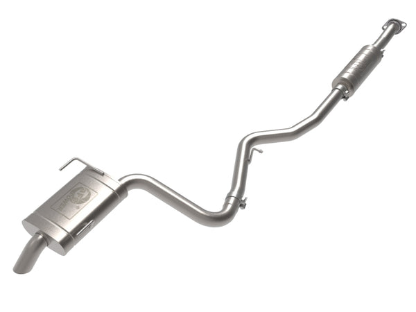 aFe POWER Takeda 20-23 Subaru Outback H4-2.5L 2-1/2in 304 Stainless Steel Cat-Back Exhaust System - Bull Strap