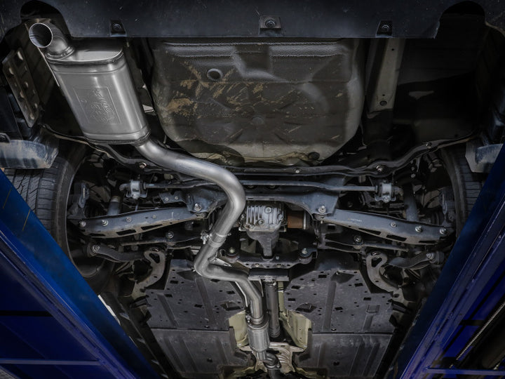 aFe POWER Takeda 20-23 Subaru Outback H4-2.5L 2-1/2in 304 Stainless Steel Cat-Back Exhaust System - Bull Strap