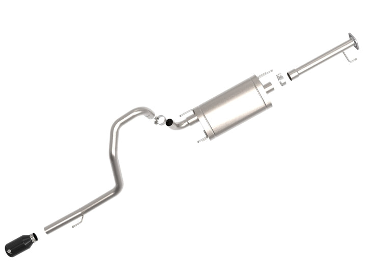aFe POWER Vulcan Series 2-1/2in 304SS Cat-Back Exhaust 10-21 Lexus GX460 V8-4.6L w/ Black Tip - Bull Strap