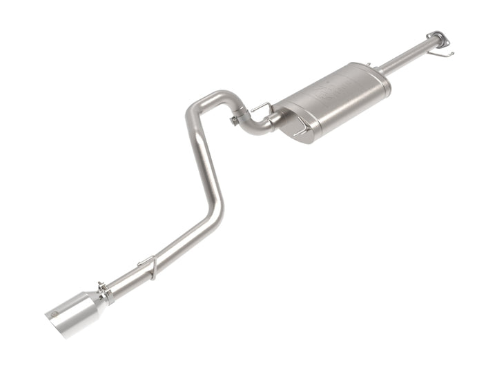 aFe POWER Vulcan Series 2-1/2in 304SS Cat-Back Exhaust 10-21 Lexus GX460 V8-4.6L w/ Polished Tip - Bull Strap