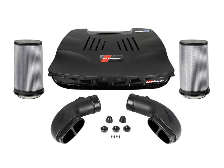 aFe Power 15-19 BMW X5 M (F85)/X6 M (F86) V8-4.4L (tt) S63 Cold Air Intake System w/ Pro DRY S Media - Bull Strap