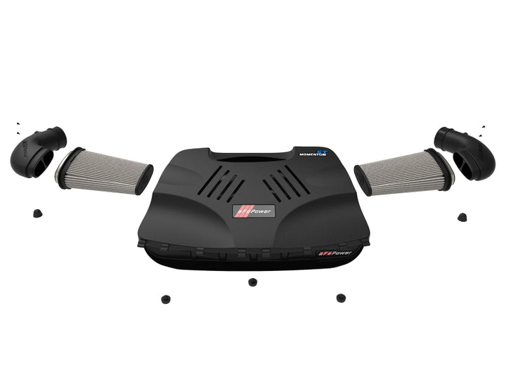 aFe Power 15-19 BMW X5 M (F85)/X6 M (F86) V8-4.4L (tt) S63 Cold Air Intake System w/ Pro DRY S Media - Bull Strap