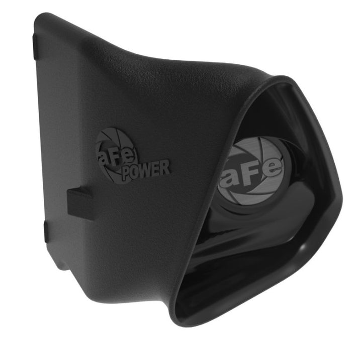 aFe Power 15-20 Ford Mustang 2.3l L4/3.7l V6/5.0l V8 Dynamic Air Scoop - Black - Bull Strap