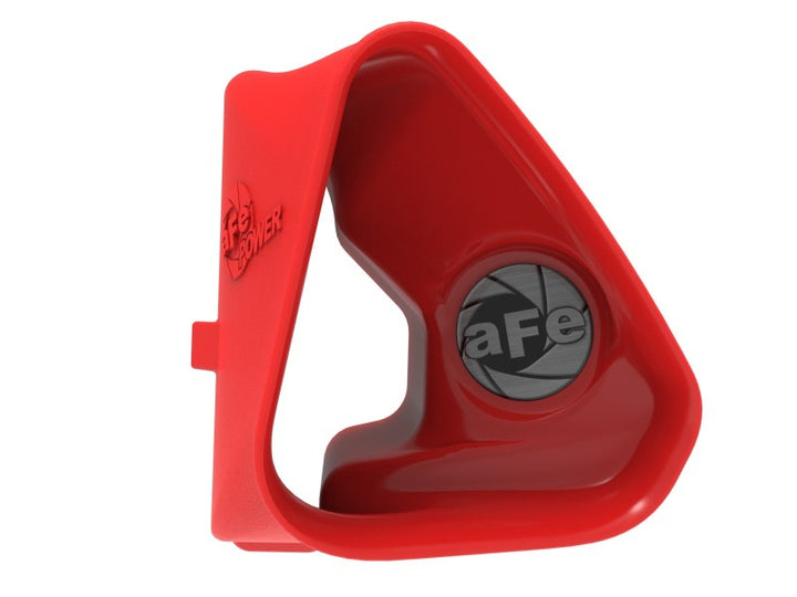 aFe Power 15-20 Ford Mustang 2.3l L4/3.7l V6/5.0l V8 Dynamic Air Scoop - Red - Bull Strap