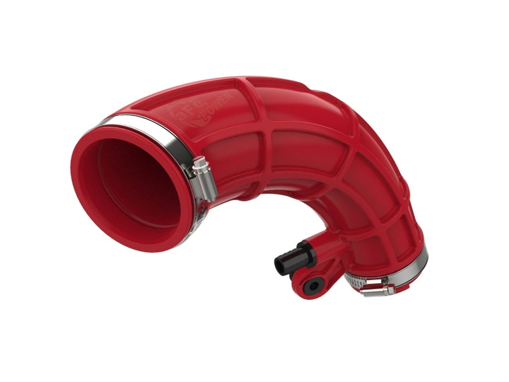 aFe Power 22-24 Toyota Land Cruiser (J300) / 22-24 Toyota Tundra V6-3.4L (tt) Red Turbo Inlet Pipes - Bull Strap